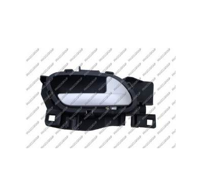 Manecilla Interior Delantera/Trasera Derecha-Con Palanca Plata-Escudo Negro Peugeot 208 2012->