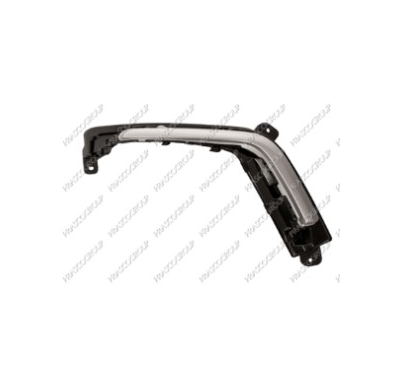 Marco Rejilla Derecha Paragolpes Con Moldura Gris