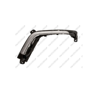 Marco Rejilla Izquierda Paragolpes Con Moldura Gris