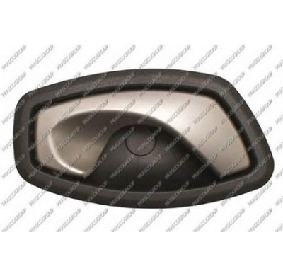 Manecilla Interior Delantera/Trasera Derecha-Con Palanca Plata-Escudo Negro Renault Laguna 2007->