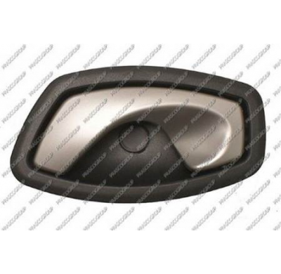 Manecilla Interior Delantera/Trasera Izquierda-Con Palanca Plata-Escudo Negro Renault Laguna 2007->