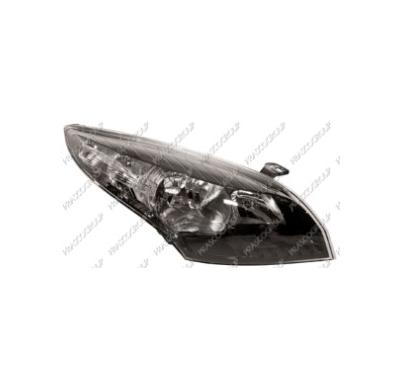 Optica Dcha H7+h7 Electrica-C/Motor-Negra