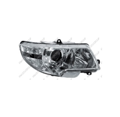 Optica Dch.H3+h7 Regulacion Electrica.Con Motor Superb 09>