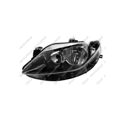 Optica Izda H7+h7 Electr.-Con  Motor-Negra