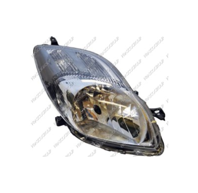 Optica Dcha H4 Electrica-C/Motor-Negra