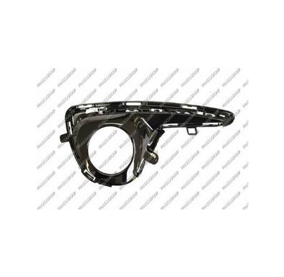 Rejilla Derecha Paragolpes-Negro Brillante-Con Agujero Antiniebla Toyota Yaris 2017->