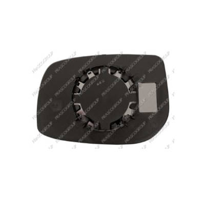 Cristal+soporte Derecho-Convexo-Cromado