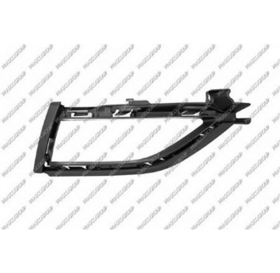 Rejilla Derecha Paragolpes-Negra-Con Agujeros Antiniebla-Abierta Volkswagen Golf 2016->