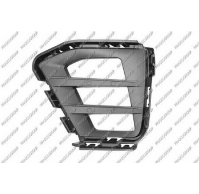 Rejilla Derecha Paragolpes-Negra-Con Agujero Antiniebla Volkswagen Golf Vii Gti 2017->