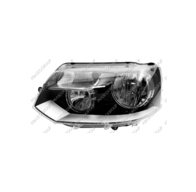 Optica Izquierd. H7+h15 Elec Con Motor T5 01/09>