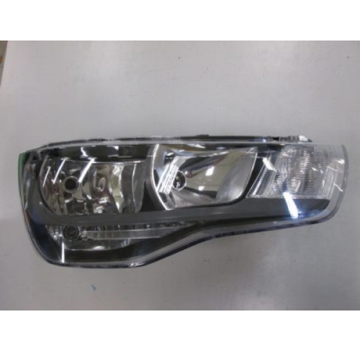 Audi A1 10-*Faro Izq Con Regulacion Electrica Con Motor Interior Negro H7/H1