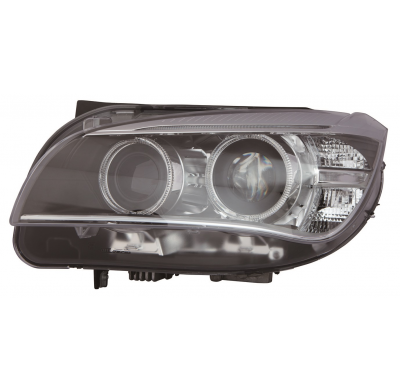 Bmw X1 13-*Faro Izq Con Regulacion Electrica Interior Negro Con Motor D1s/Py21w/Led (Xenon)