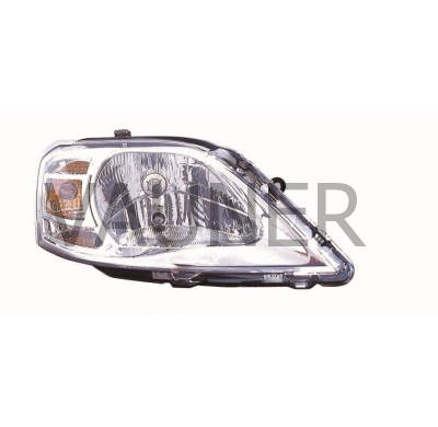 Dacia Logan 08-*Faro Dch Con Regulacion Electrica H4