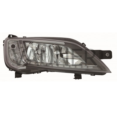 Fiat Ducato/Jump 14-*Faro Dch Con Regulacion Electrica Con Motor Interior Cromado H7/H7/Led