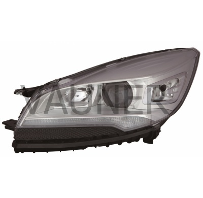 Ford Kuga 13-*Faro Izq Con Regulacion Electrica Con Motor D3s/H7/H1 Led Interior Negro (Xenon)