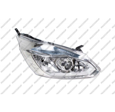 Ford Transit Custom 13-*Faro Dch Con Regulacion Electrica Con Motor (H7/H15/Py21w/H1/W5w)