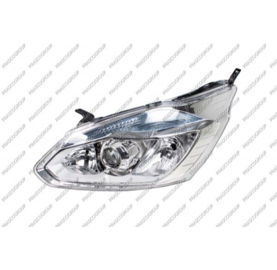 Ford Transit Custom 13-*Faro Izq Con Regulacion Electrica Con Motor (H7/H15/Py21w/H1/W5w)