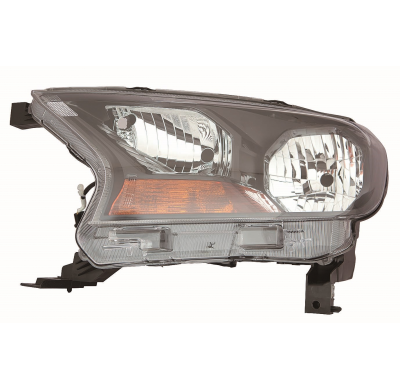Ford Ranger 16-*Faro Izq Manual/Electrico Interior Negro H7/Hb3