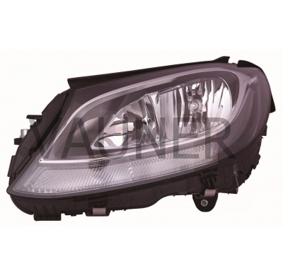 Mercedes C W205 14-*Faro Izq Con Regulacion Electrica Con Motor H7/H7(Led)