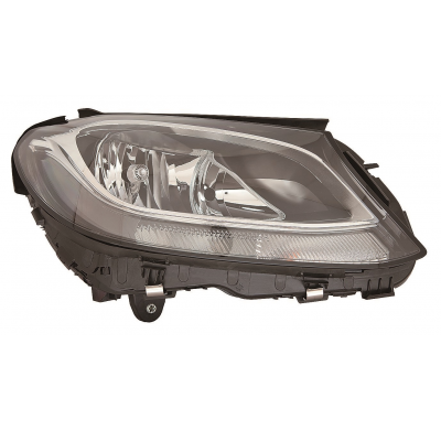 Mercedes C W205 14-*Faro Dch Con Regulacion Electrica Con Motor Interior Negro (H7/H7/Pwy24w/Led)