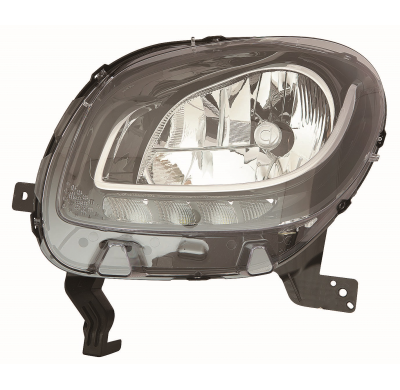 Mcc Smart Fortwo/Forfour 14-*Faro Izq Con Regulacion Electrica Interior Negro  H4/Led