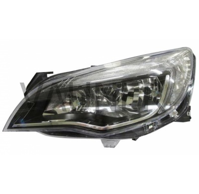 Opel Astra 12-*Faro Izq Con Regulacion Electrica Con Motor H7/H7 Con Luz Diurna