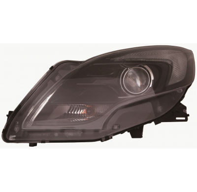 Opel Zafira 12-*Faro Izq Electrico Con Motor Interior Negro Hir2