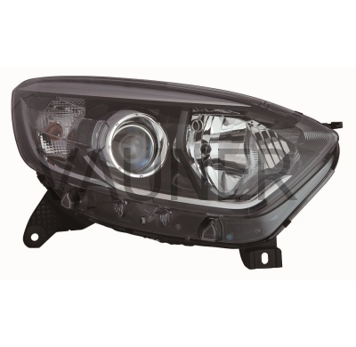 Renault Captur 13-*Faro Dch Con Regulacion Manual/Electrica Con Motor Interior Oscuro H1/H1