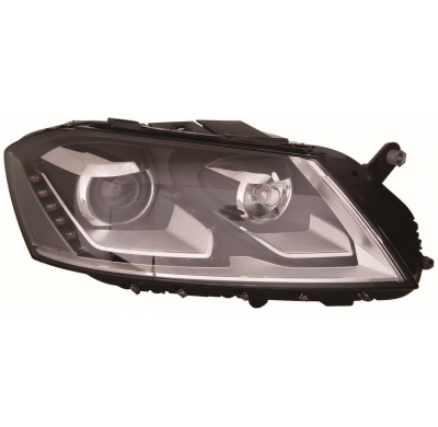 Vw Passat 10-*Faro Dch Con Regulacion Electrica Con Motor (Interior Negro)D3s/Led