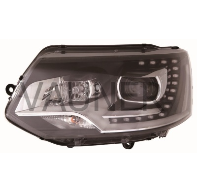 Vw Transporter T5 10-*Faro Izq Con Regulacion Electrica Con Motor D3s/H7/Led (Xenon)