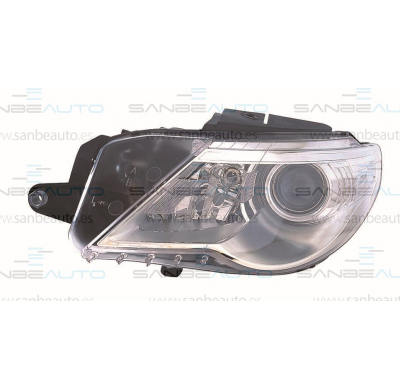 Vw Passat Cc 08-*Faro Izq Con Regulacion Electrica Xenon Con Motor D1s/H7