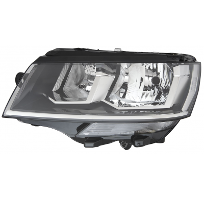 VW TRANSPORTER T6.1 2019.07-*FARO IZQ CON REGULACION ELECTRICA CON MOTOR (H7/H15/W21W)