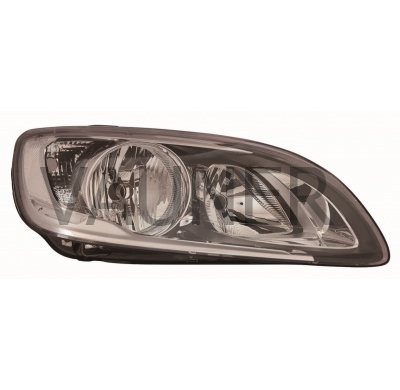 Volvo S60/V60 13-*Faro Dch Con Regulacion Electrica Con Motor H7/H9 Led Interior Negro