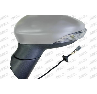 Espejo Izquierdo-Electrico-Termico-Imprimado-Con Piloto-Abatible-Asferico/Cromado