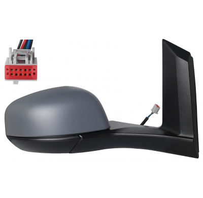 FORD TRANSIT CONNECT 2018.06-*RETROVISOR DCH ELECTRICO TERMICO ASFERICO PARA PINTAR 5PIN