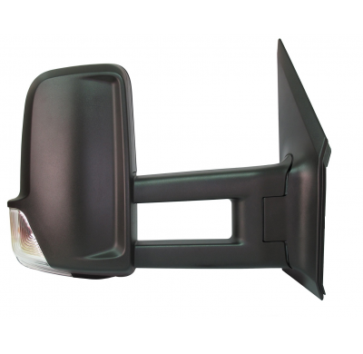 Mercedes Sprinter/Lt/Crafter 09-*Retrovisor Dch Manual Con Piloto Convexo(Brazo Largo)2pin