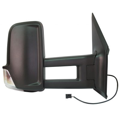 Mercedes Sprint/Lt/Craf 09-*Retrovisor Dch Electrico (2x Term).Con Piloto Convexo(Brazo Largo)6pin
