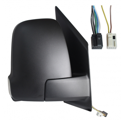 MERCEDES SPRINTER 2018.02-*RETROVISOR DCH ELECTRICO NEGRO TERMICO ABATIBLE ELECTRICAMENTE CON PILOTO 5+2+2PIN BRAZO CORTO