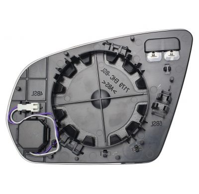 MERCEDES B W247 2018.10-*CRISTAL RETROVISOR IZQ ASFERICO TERMICO CON SENSOR ANGULO MUERTO 4PINS