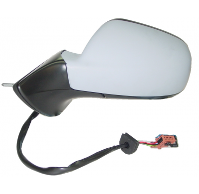 Peugeot 407 04-*Retrovisor Izq Electrico Calefactado Abatible Electricamente  Para Pintar Convexo Azul