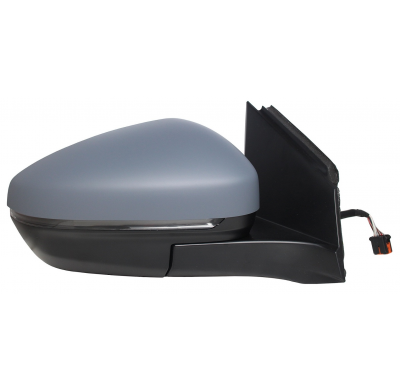 Peugeot 3008/5008 16-*Retrovisor Dch Electrico Calefactado Con Piloto Para Pintar Con Sensor Convexo 8pins