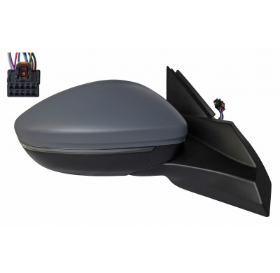 Peugeot 2008 2019.08- *  Retrovisor Dch Electrico Para Pintar Abatible Electricamente Termico Con Piloto  Con Luz De Cortesia C