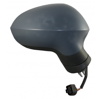 Seat Leon 09-*Retrovisor Dch Electrico Ectrico Negro Convexo 3pin