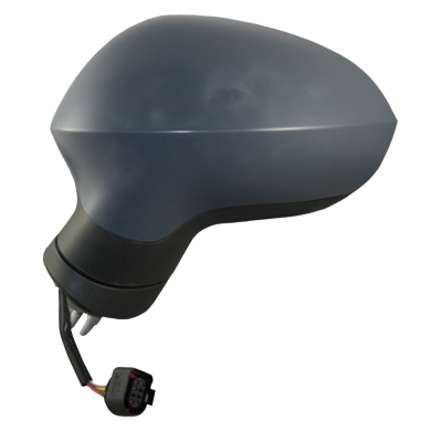 Seat Leon 09-*Retrovisor Izq Electrico Ectrico Negro Convexo Abatible Electricamente 5pin