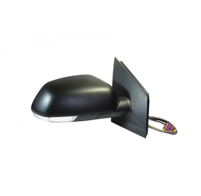 Vw Polo 05-*Retrovisor Dch Electrico Calefactado Convexo Negro Con Piloto