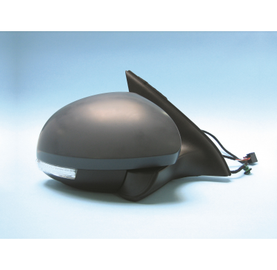 Vw Tiguan 08-*Retrovisor Dch Electrico Calefactado  Para Pintar Con Piloto Convexo 6pin