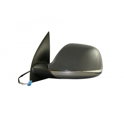 Vw Amarok 10-*Retrovisor Izq Electrico Calefactado  Para Pintar Asferico Base Cromada