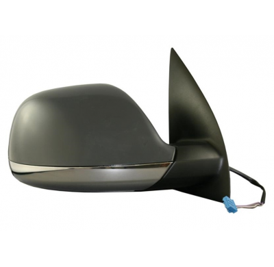 Vw Amarok 10-*Retrovisor Dch Electrico Calefactado Para Pintar Convexo Con Antena Base Cromada