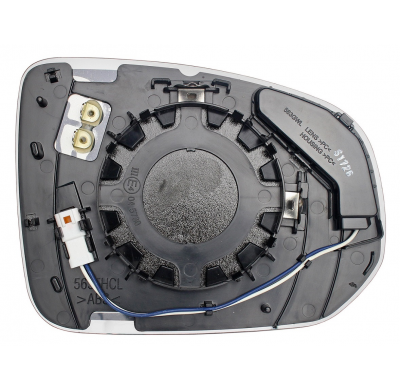 VOLVO XC60 2017.03-*CRISTAL RETROVISOR IZQ TERMICO ASFERICO CON SENSOR ANGULO MUERTO