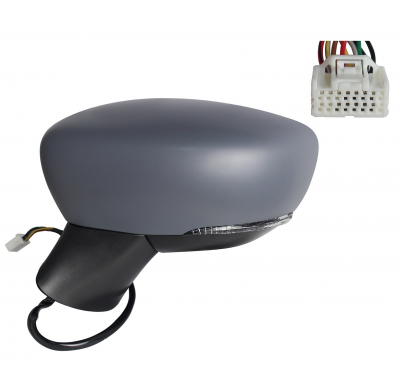 NISSAN MICRA K14 2016.12-*RETROVISOR IZQ ELECTRICO TERMICO CONVEXO ABATIBLE ELECTRICAMENTE CON PILOTO 9PINS